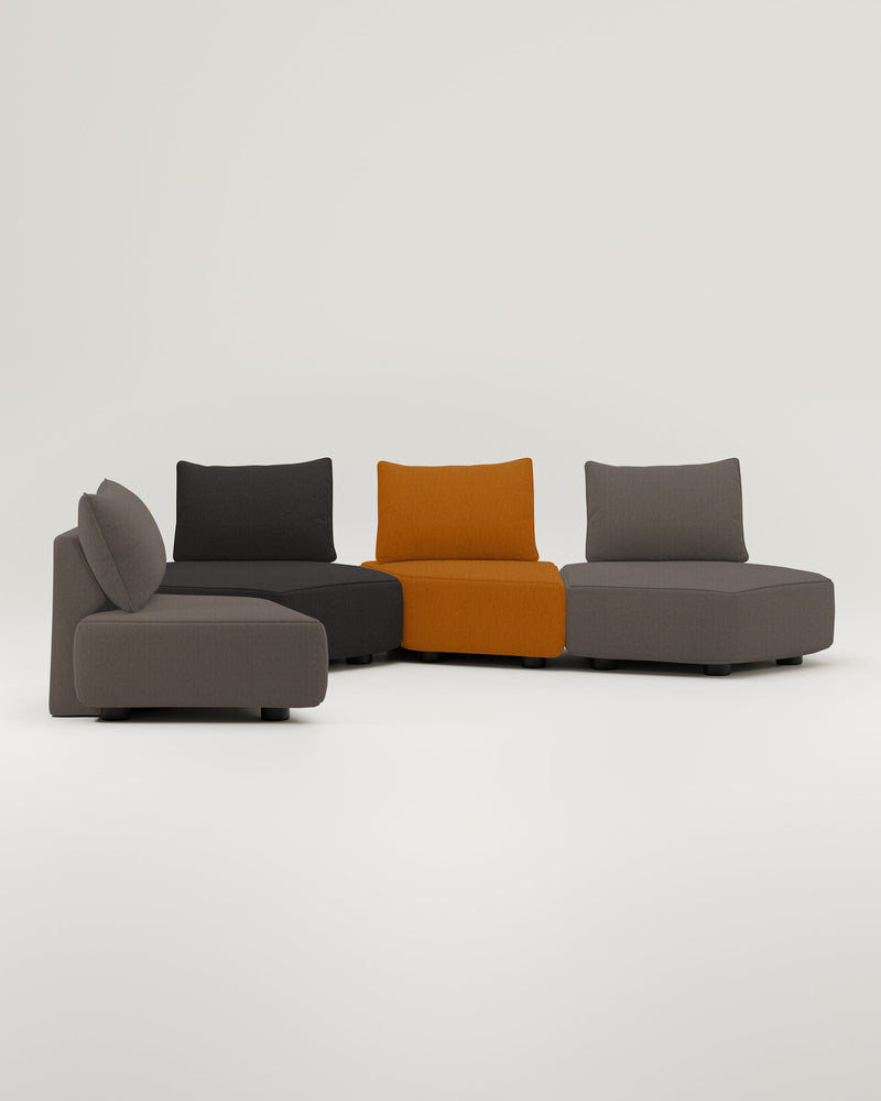 Modulares Sofa Katrina mit Schlaffunktion
