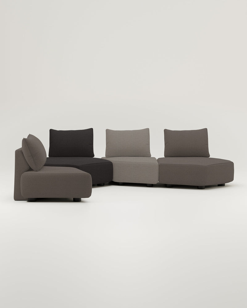 Modulares Sofa Katrina mit Schlaffunktion