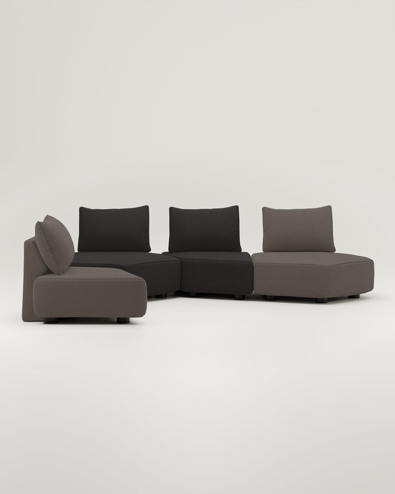 Modulares Sofa Katrina mit Schlaffunktion