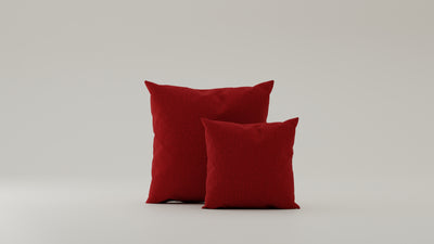 Red-Veluno / 1X 50x50cm / 1X 70x70cm