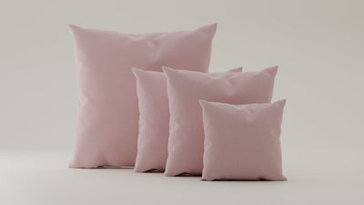 Rose-Bouclé / 1x 50x50cm / 2x 70x70cm / 1x 100x100