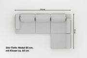 Modulares Sofa Louis M mit Schlaffunktion
