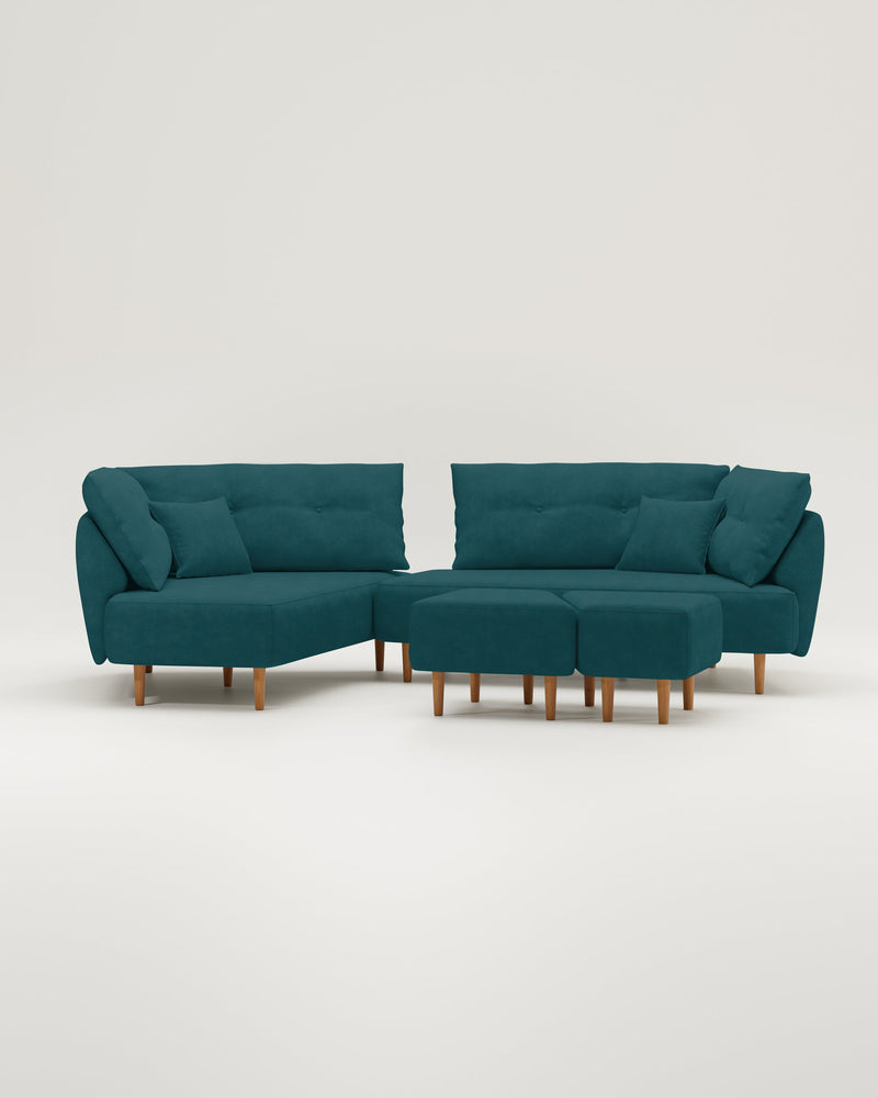 Modulares Sofa Mike mit Schlaffunktion