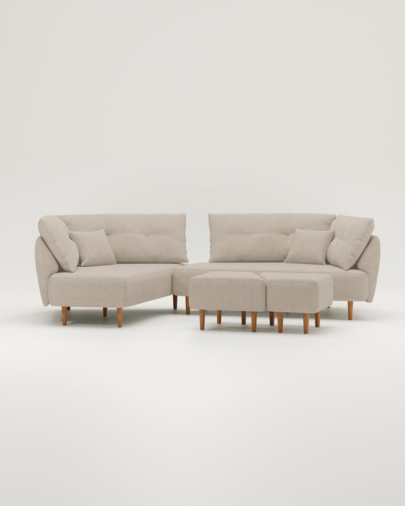 Modulares Sofa Mike mit Schlaffunktion