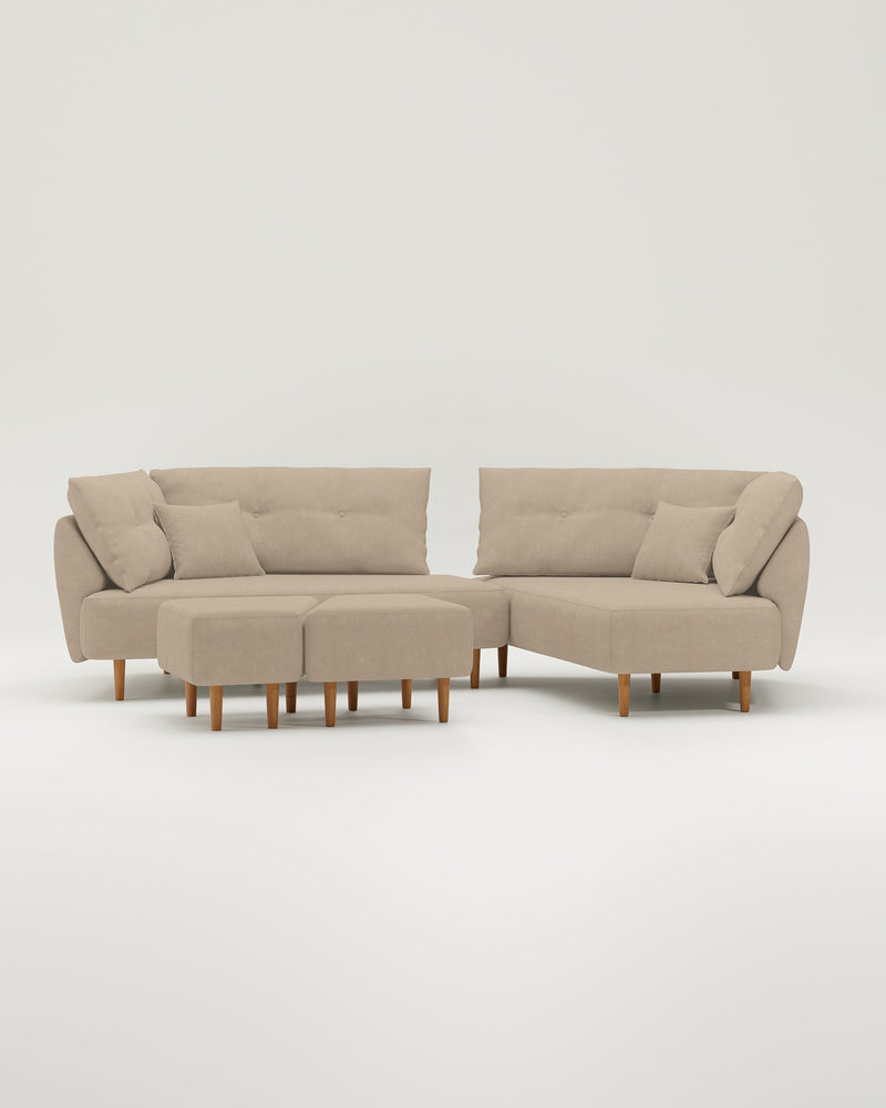 Modulares Sofa Mike mit Schlaffunktion