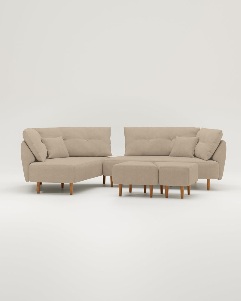 Modulares Sofa Mike mit Schlaffunktion