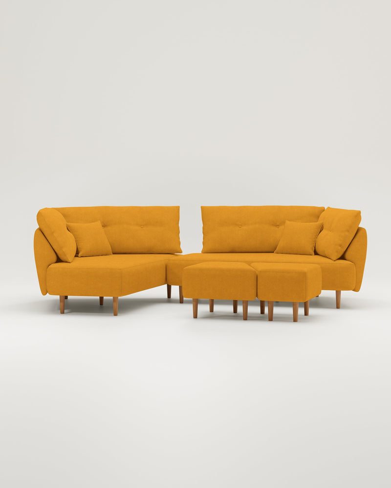 Modulares Sofa Mike mit Schlaffunktion