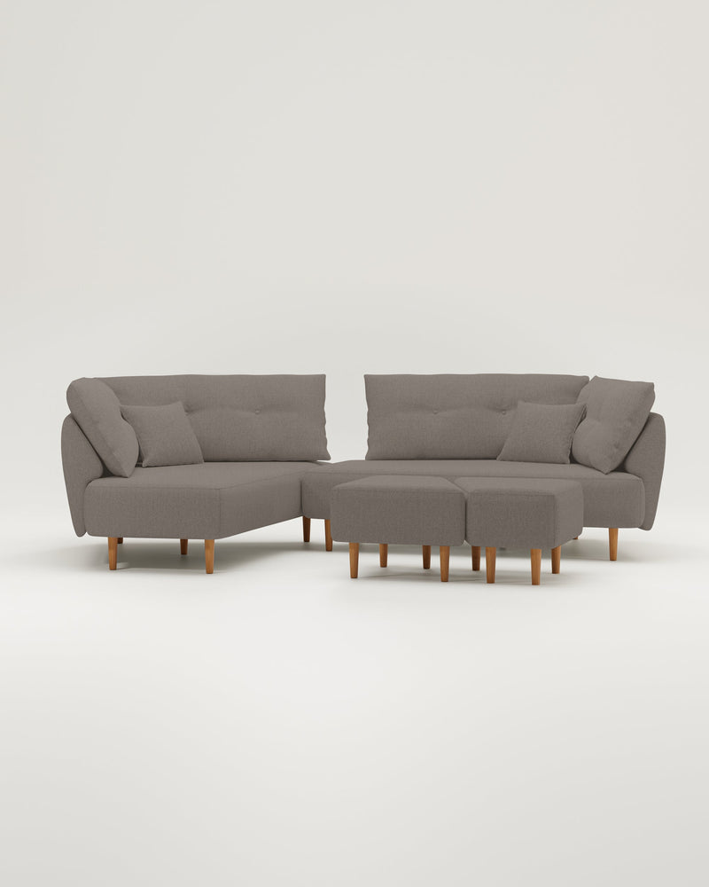 Modulares Sofa Mike mit Schlaffunktion