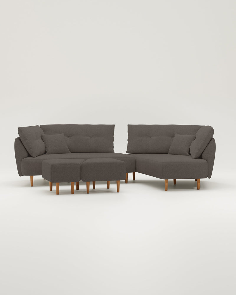 Modulares Sofa Mike mit Schlaffunktion