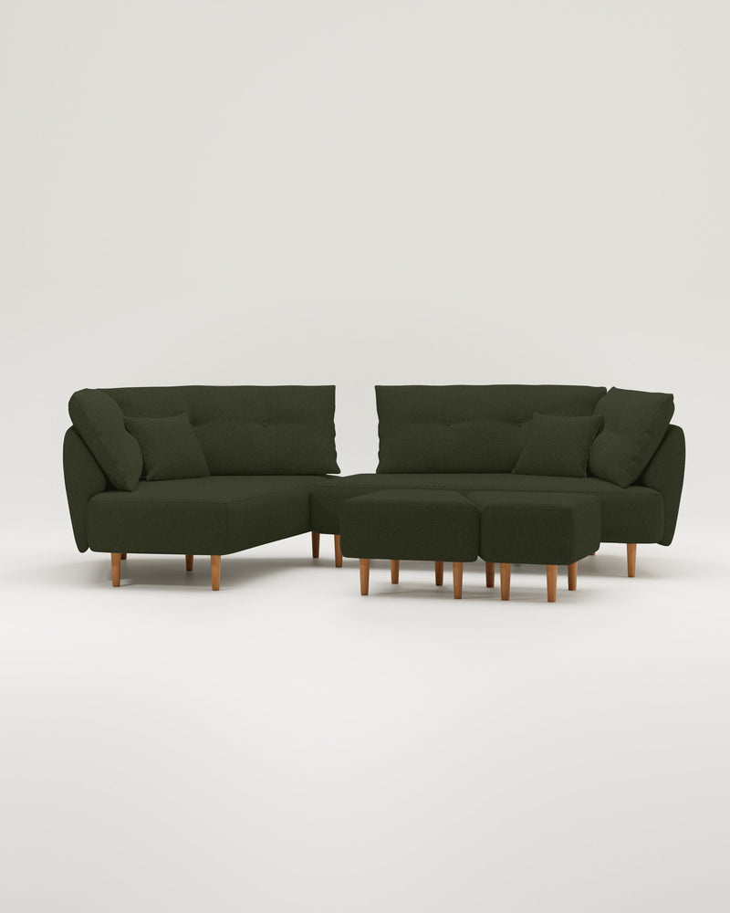 Modulares Sofa Mike mit Schlaffunktion