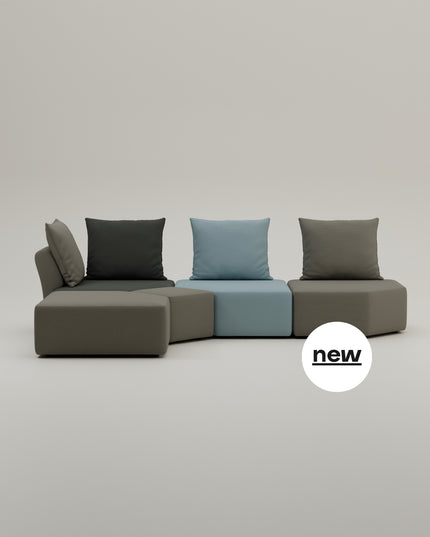 Modulares Sofa Katrina 2.0 mit Schlaffunktion