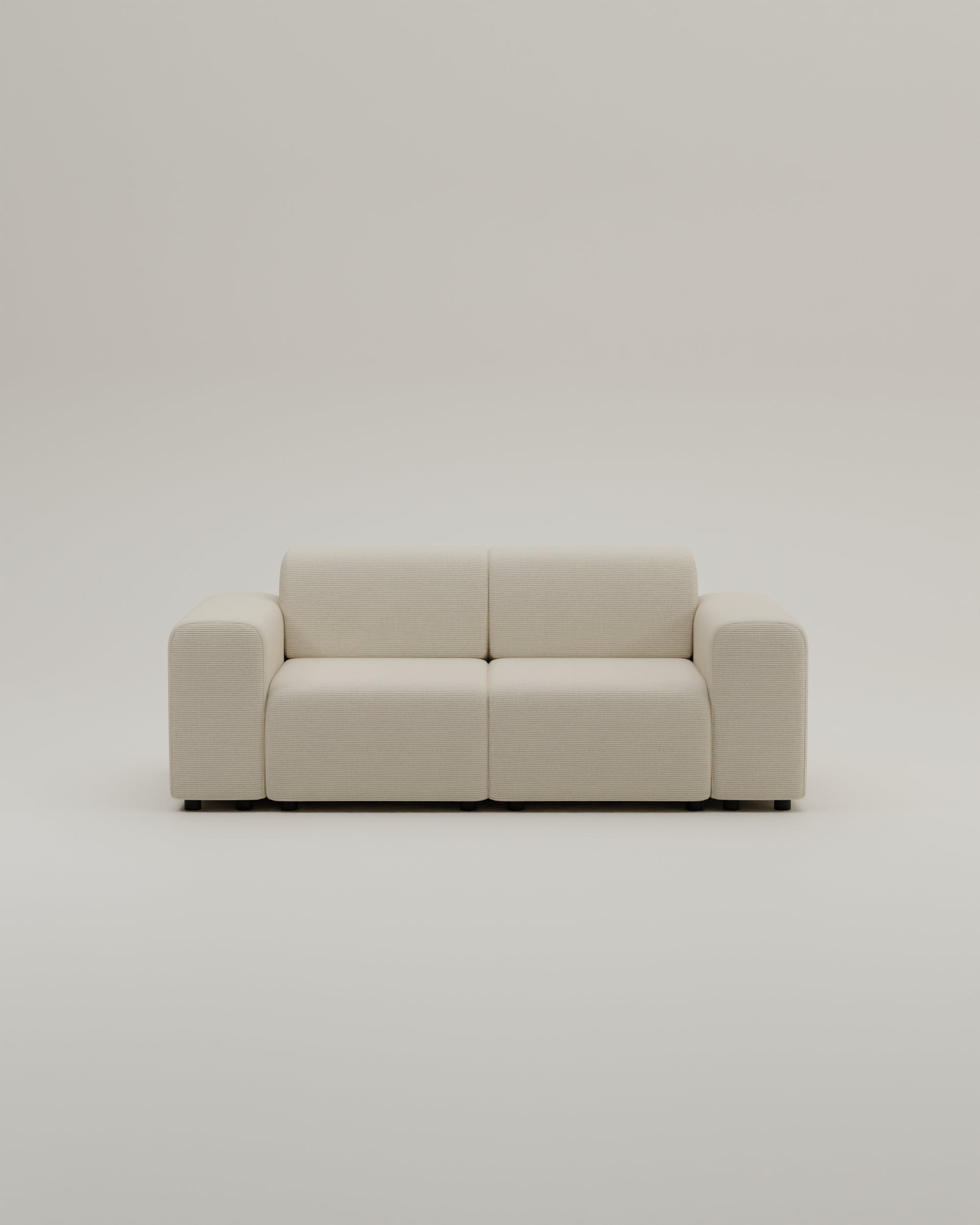 Stoffbezug - Modulares Sofa Nina 2-Sitzer