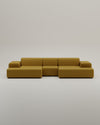Modulares Sofa Nina U-Form / Wohnlandschaft mit Schlaffunktion