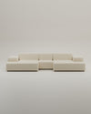 Modulares Sofa Nina U-Form / Wohnlandschaft mit Schlaffunktion