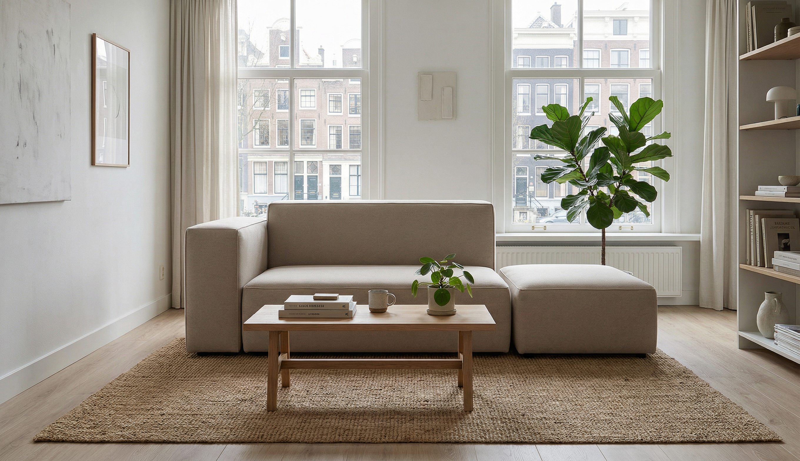 Österreichisches modulares Sofa Harvey offener 2-Sitzer