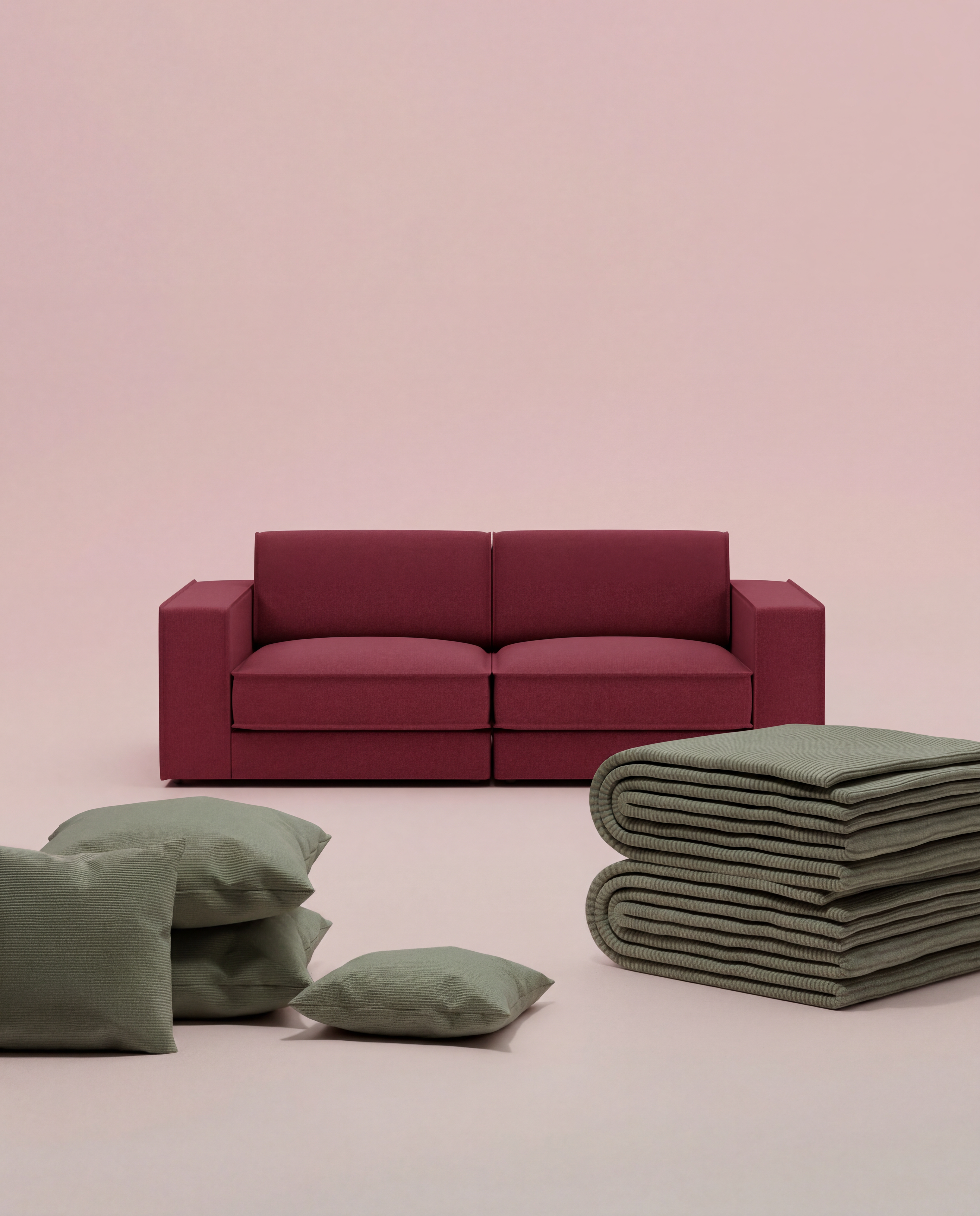 3 in 1 Set Modular Sofa Terra 2-Seater
