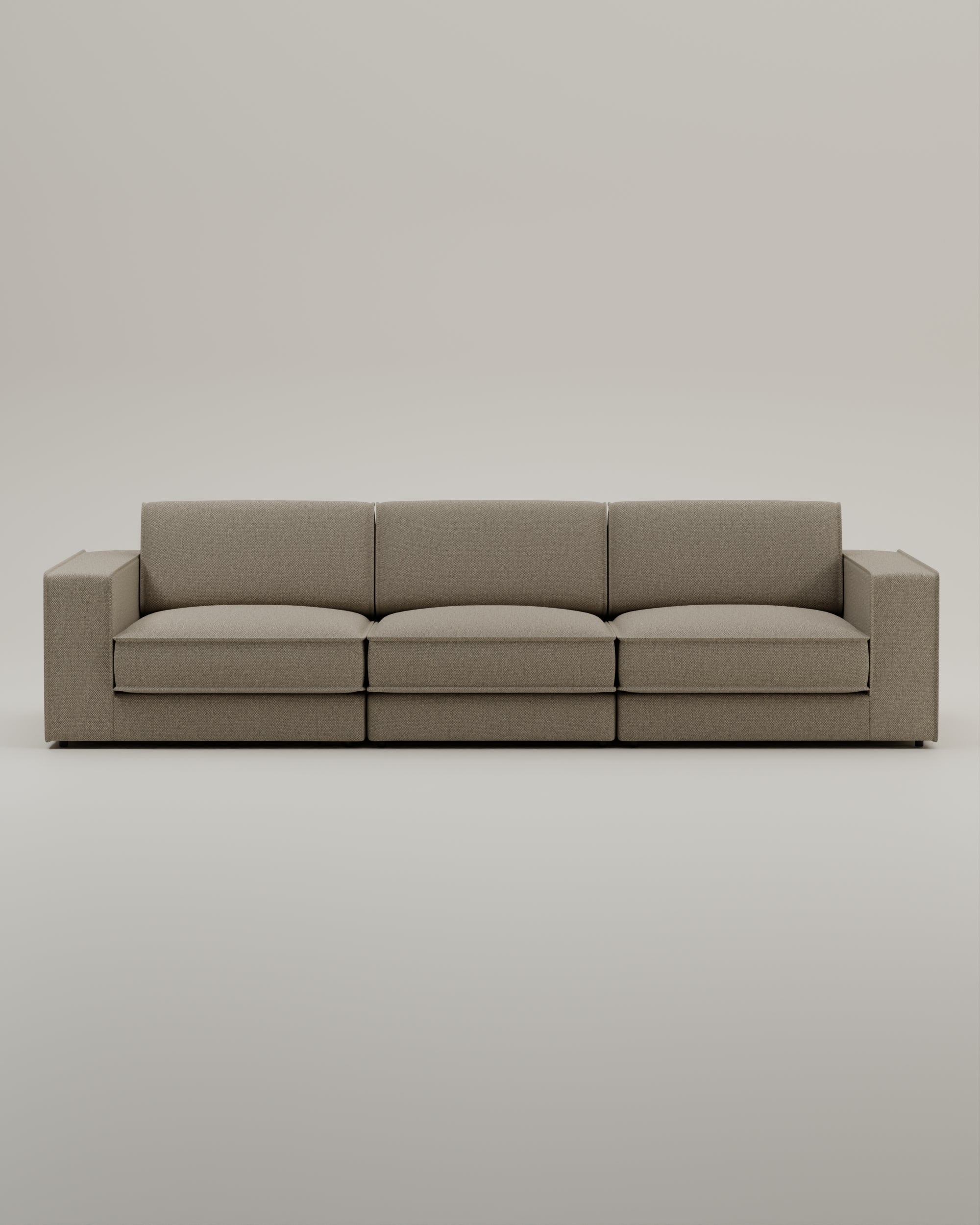 Modulares Sofa Terra 3-Sitzer mit Schlaffunktion