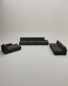 Modulares Sofa Terra U-Form / Wohnlandschaft mit Schlaffunktion
