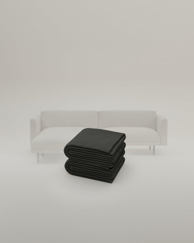 Anthracite corduroy / Metal feet 18cm