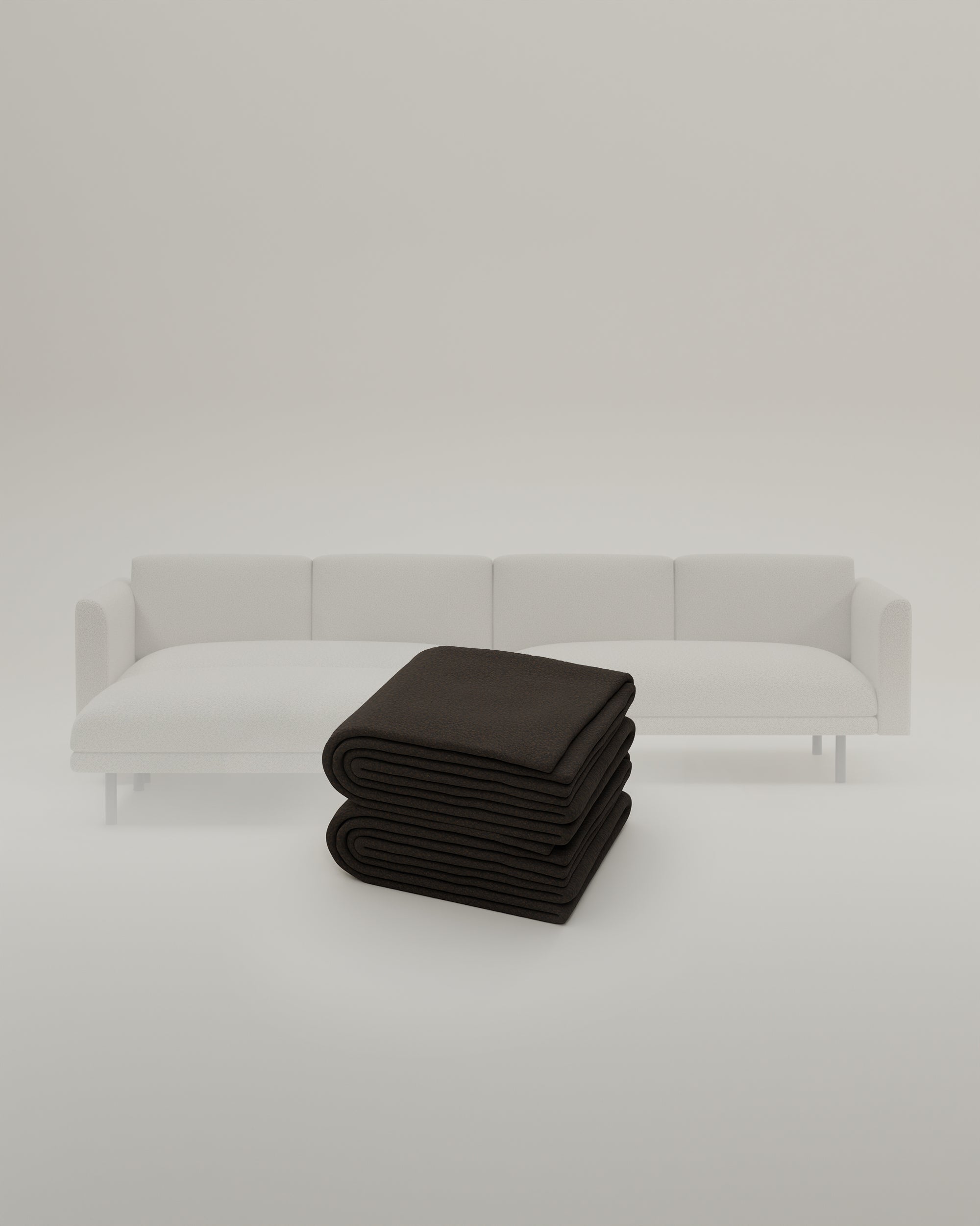 Fabric cover - Modular sofa Aera 3-seater with ottoman and sleeping function