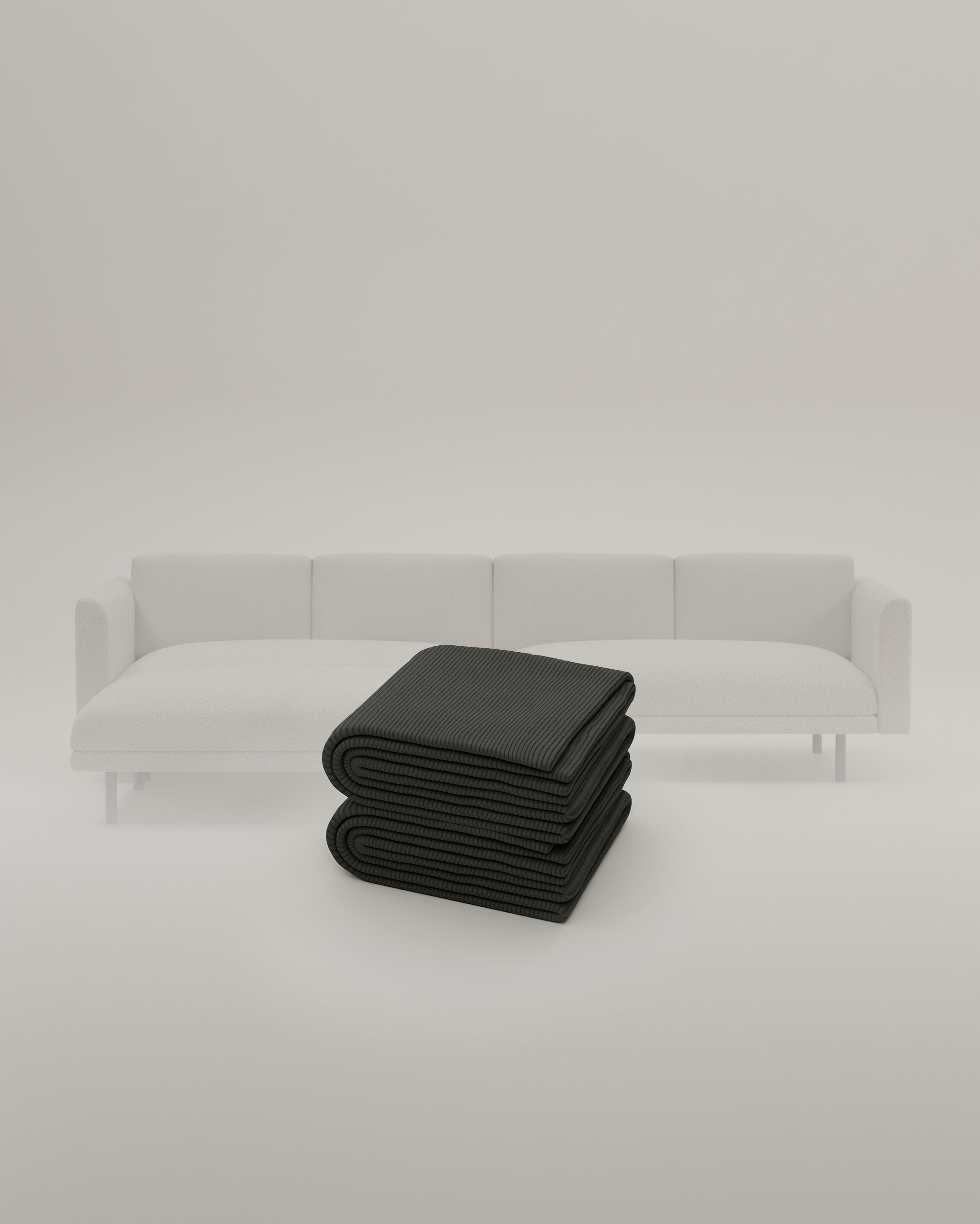 Fabric cover - Modular sofa Aera 3-seater with ottoman and sleeping function