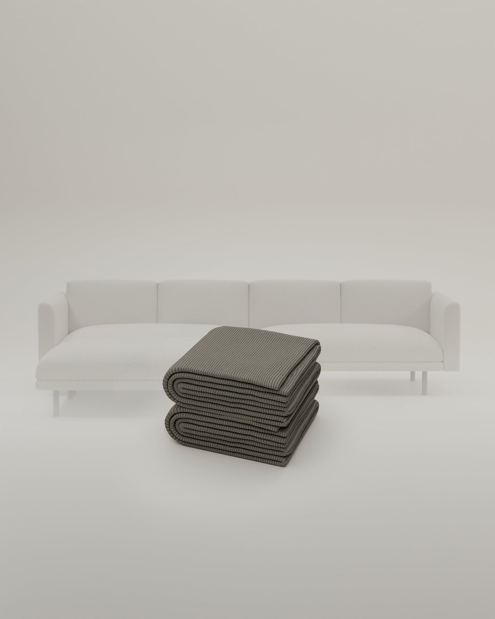 Fabric cover - Modular sofa Aera 3-seater with ottoman and sleeping function