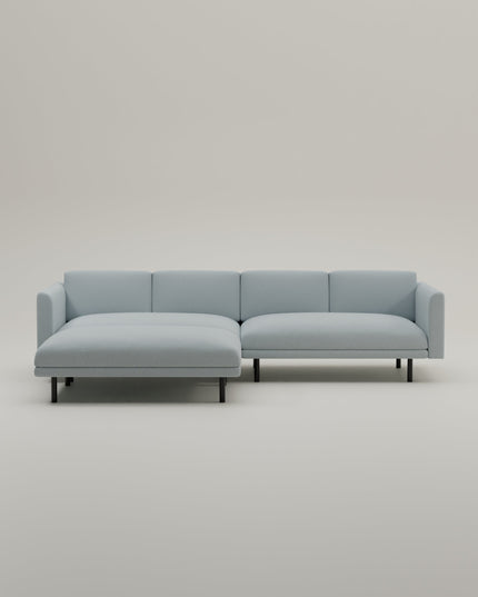 Modular sofa Aera 3-seater with ottoman and sleeping function