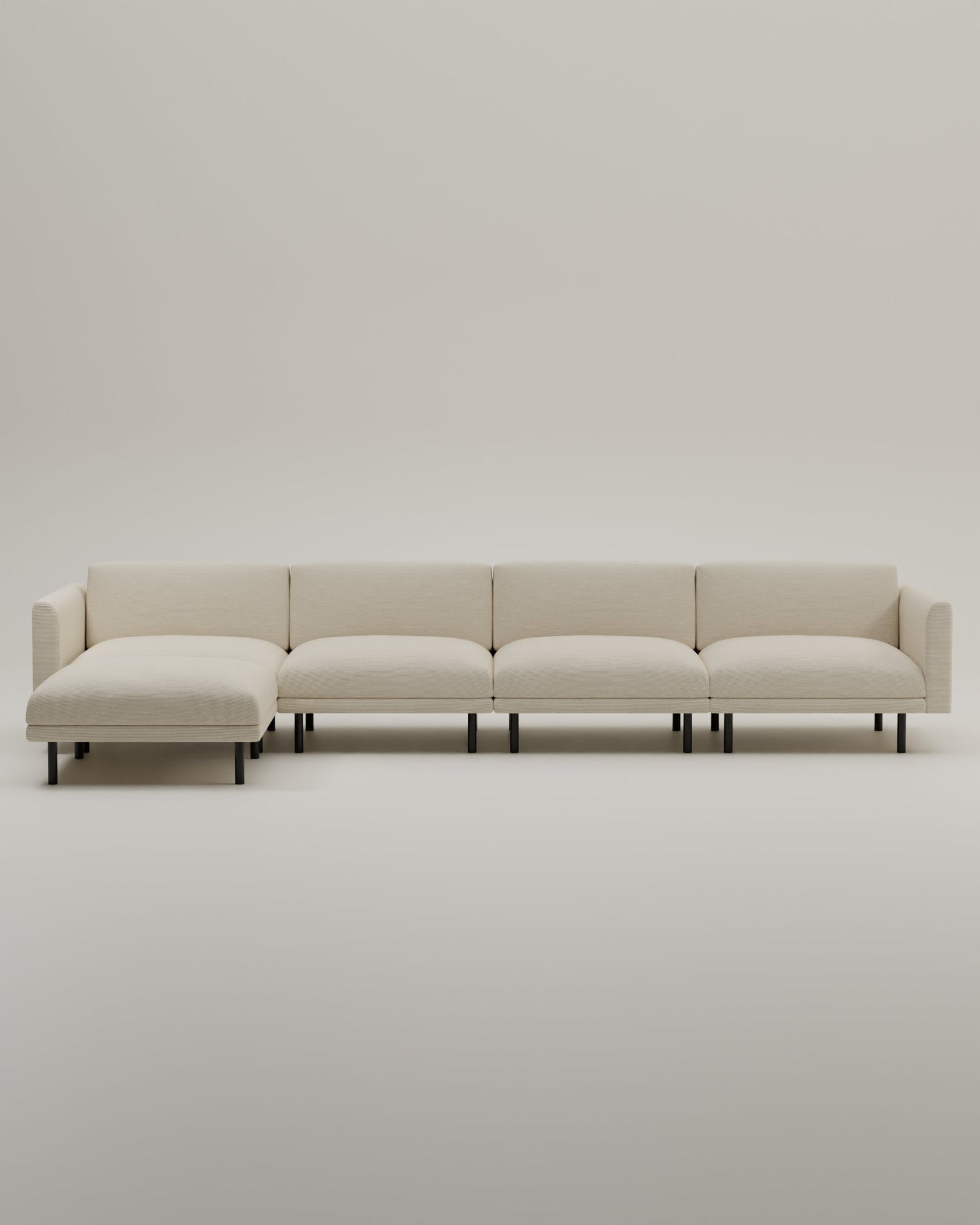 Stoffbezug - Modulares Sofa Aera 5-Sitzer mit Schlaffunktion