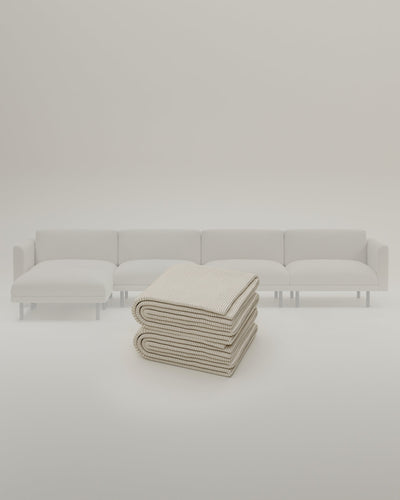 Nata-Cord / Metallfüsse 18cm