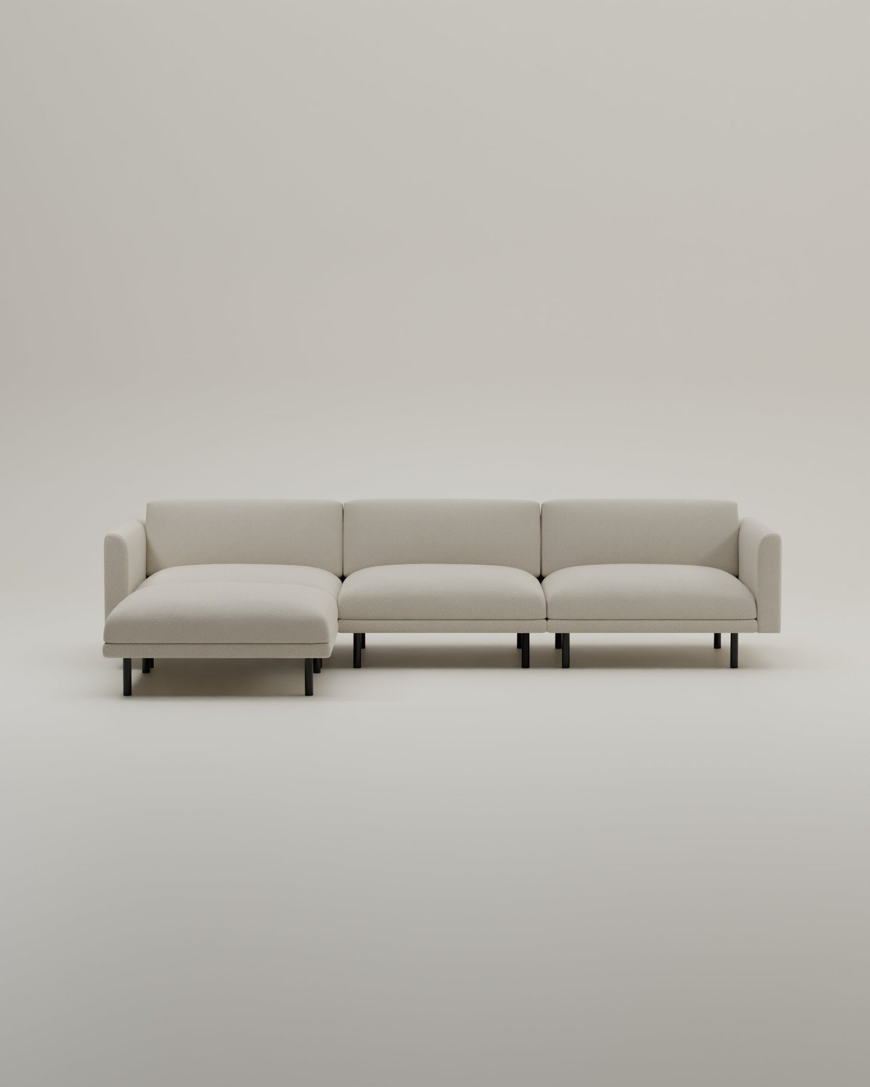Stoffbezug - Modulares Sofa Aera Ecksofa mit Schlaffunktion