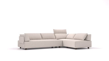 Modulares Sofa Louis 5-Sitzer mit Schlaffunktion - Stoff Nova