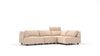 Modulares Sofa Louis 4-Sitzer mit Schlaffunktion - Stoff Nova