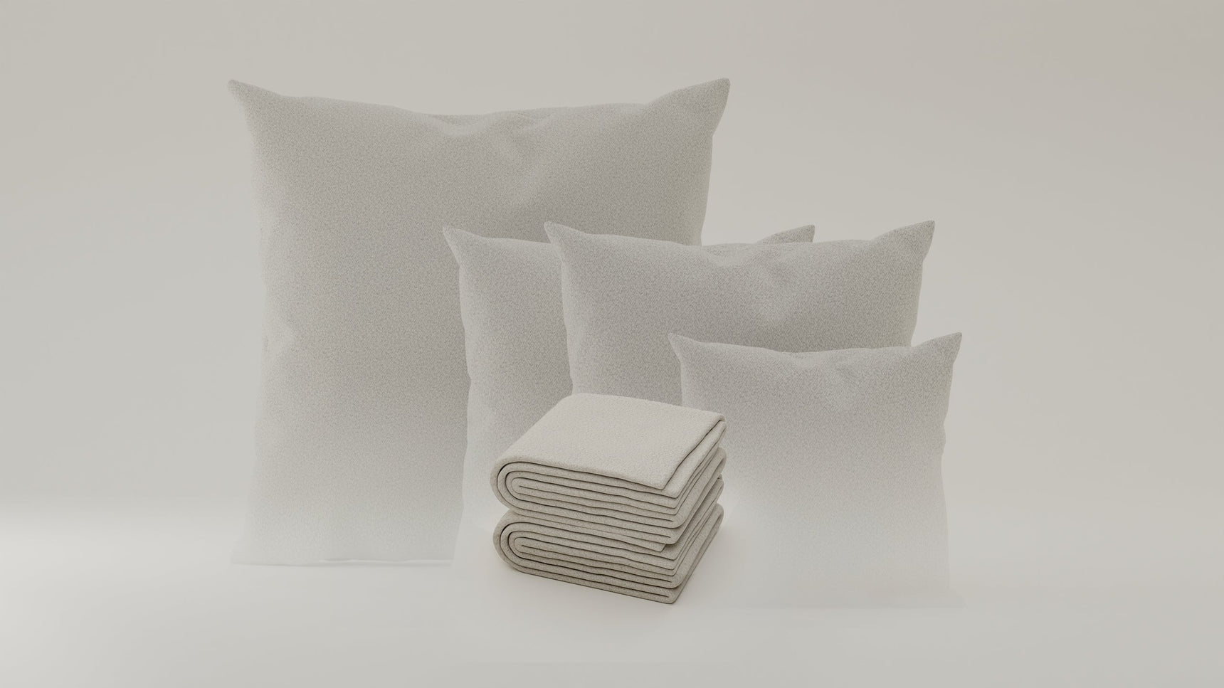 Stoffbezug - Kissen Set 4