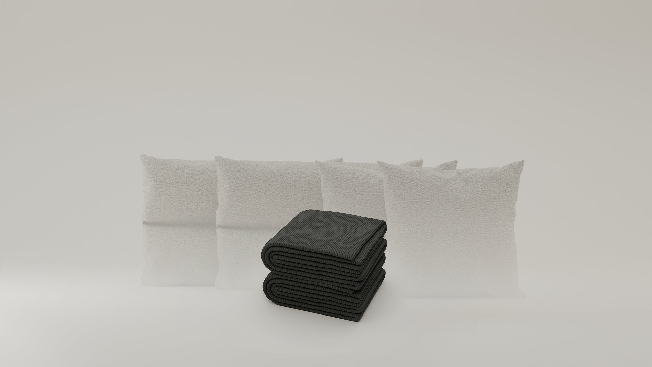 Stoffbezug-Kissen Set 12