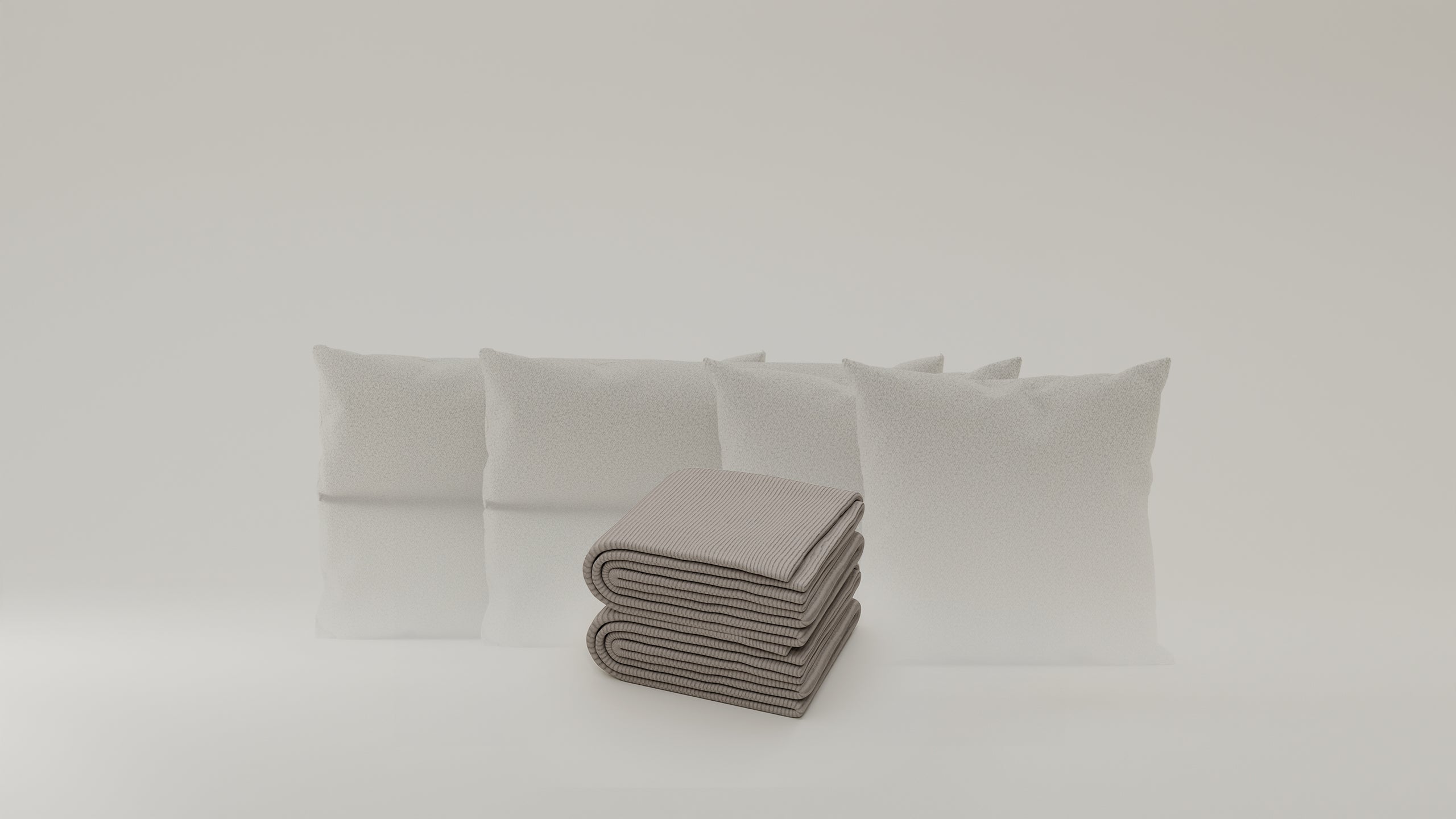 Stoffbezug-Kissen Set 12