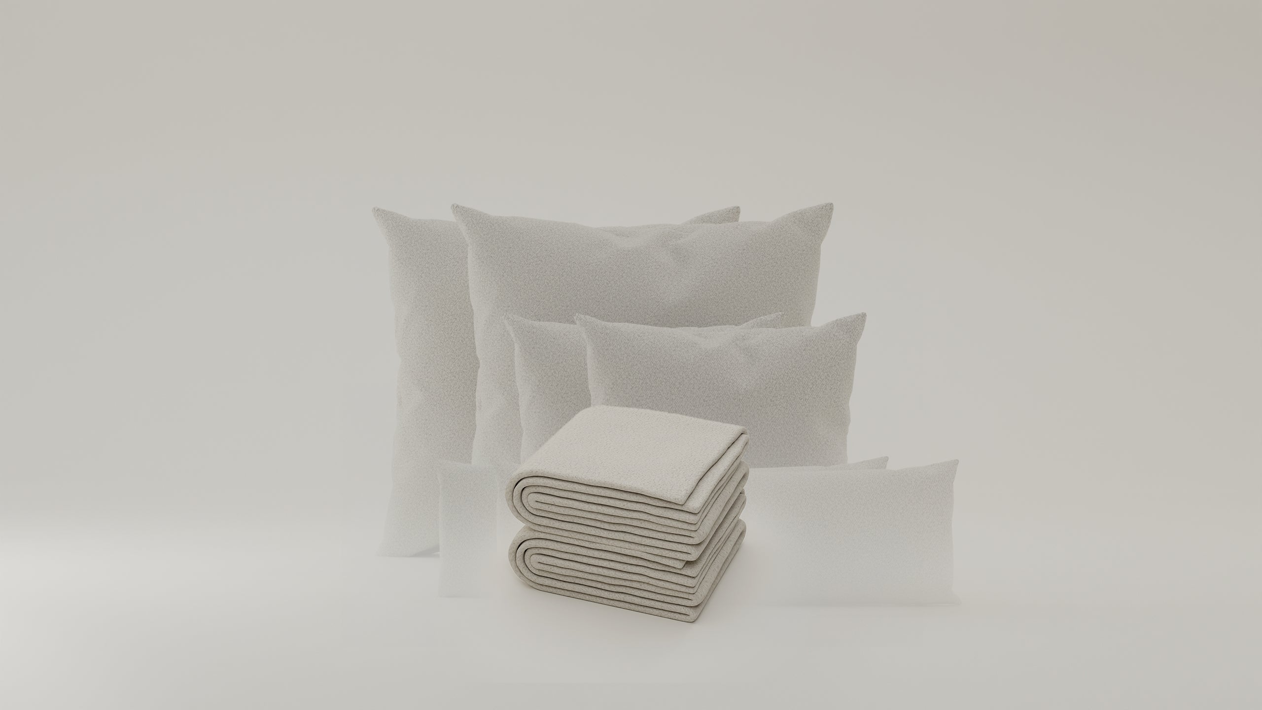 Stoffbezug-Kissen Set 14