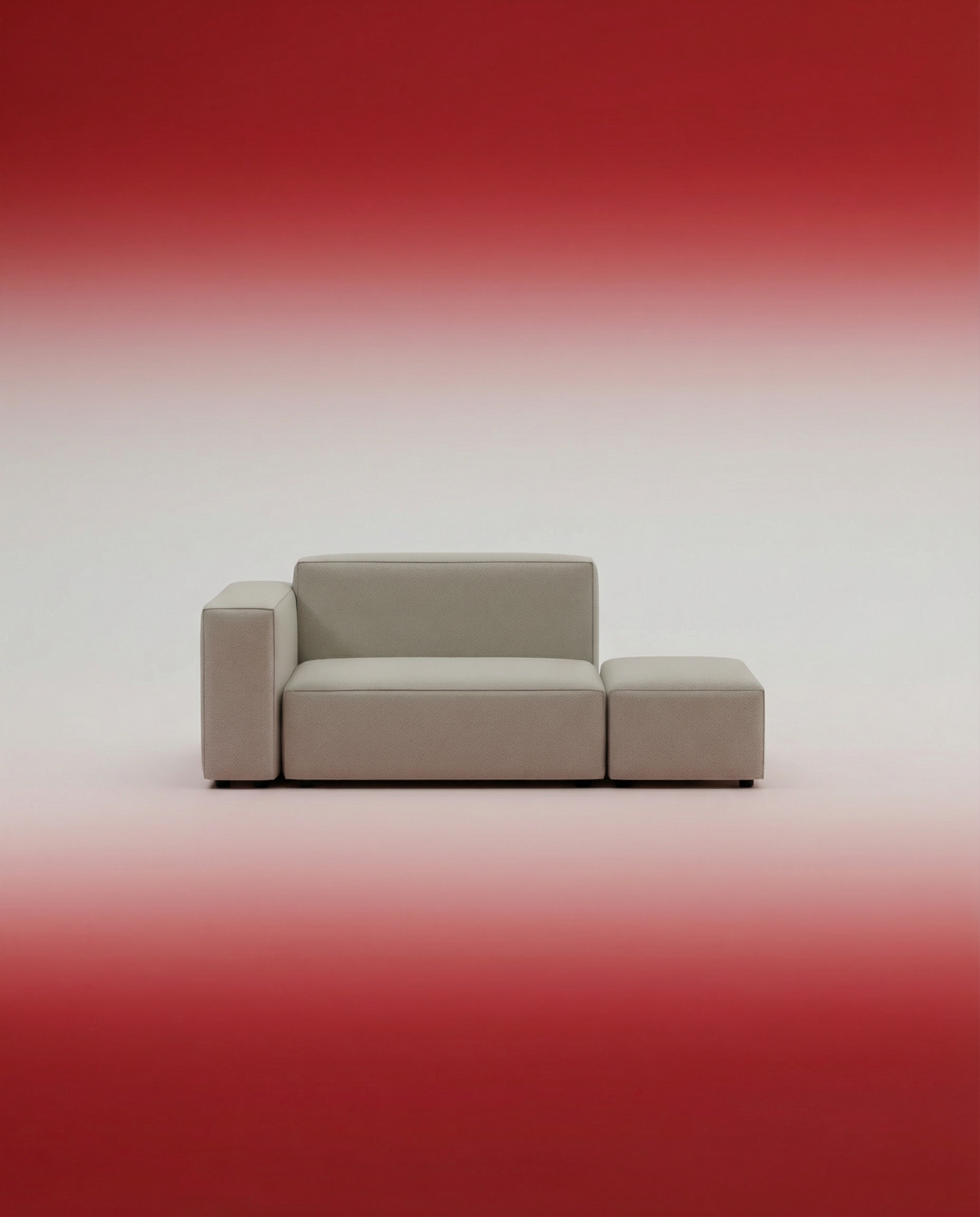 Österreichisches modulares Sofa Harvey offener 2-Sitzer