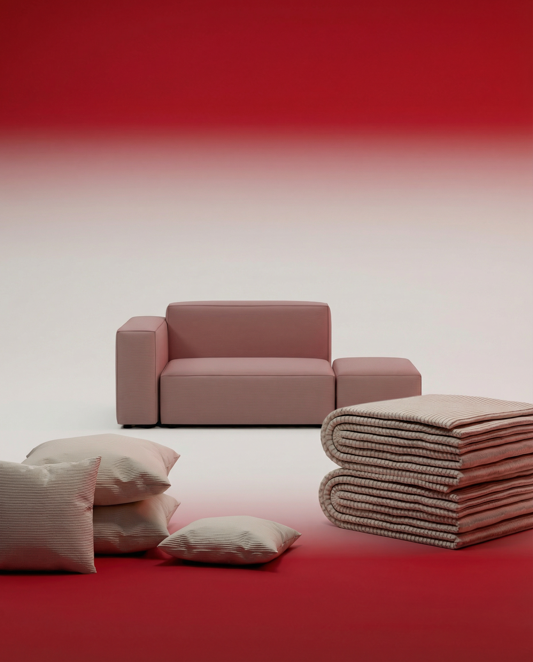 3 in 1 set Österreichisches modulares Sofa Harvey offener 2-Sitzer