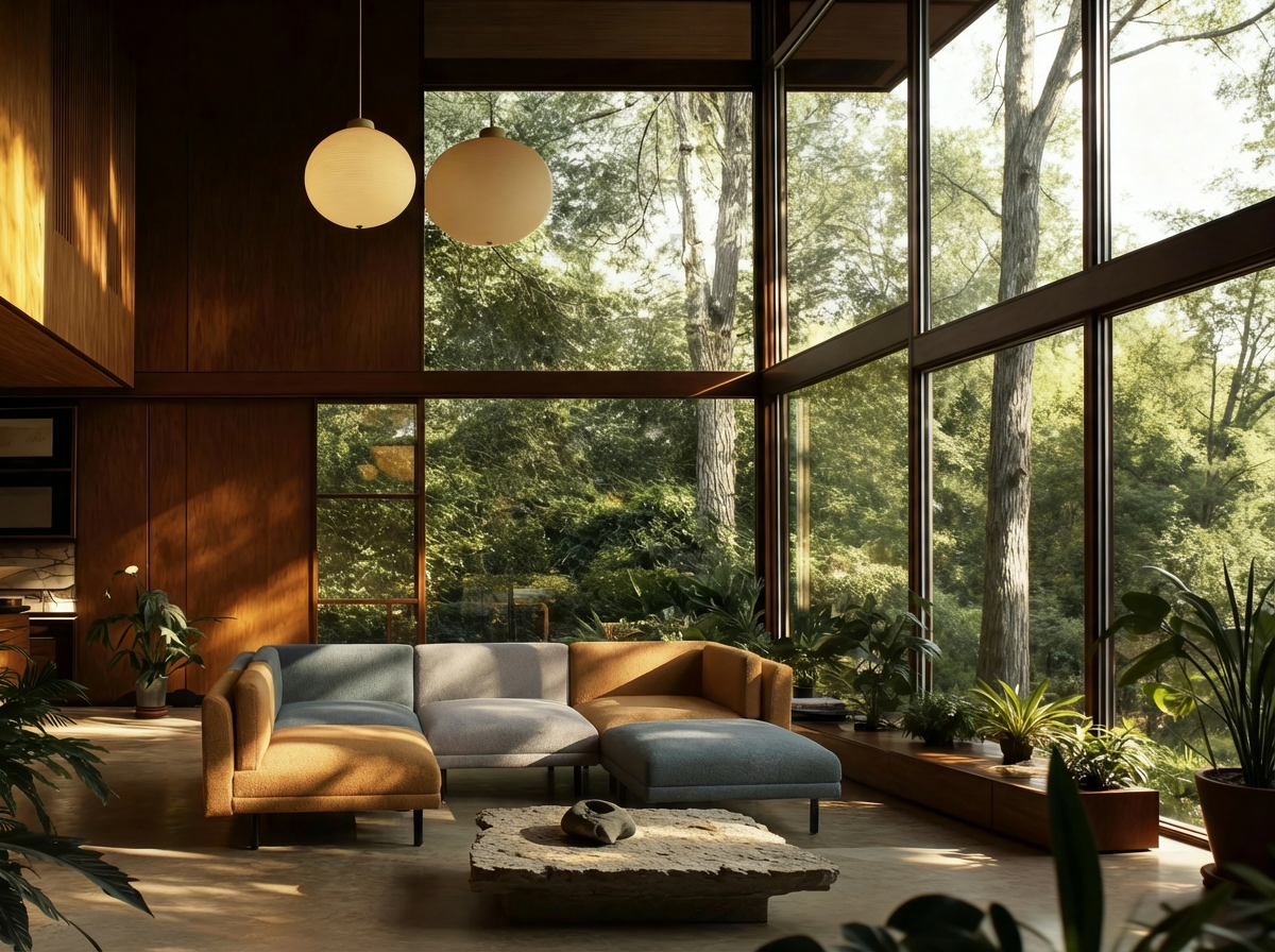 Modulares Sofa Aera 5-Sitzer mit Schlaffunktion