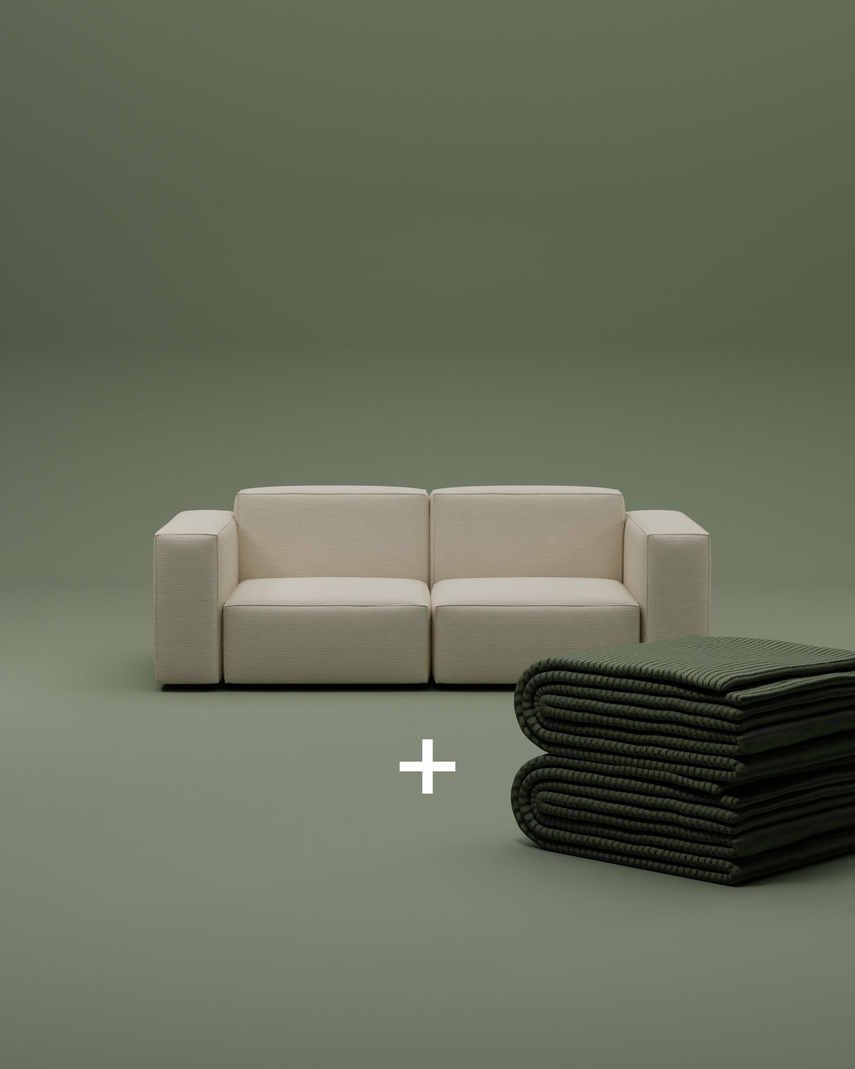 Modulares Sofa Harvey 2-Sitzer