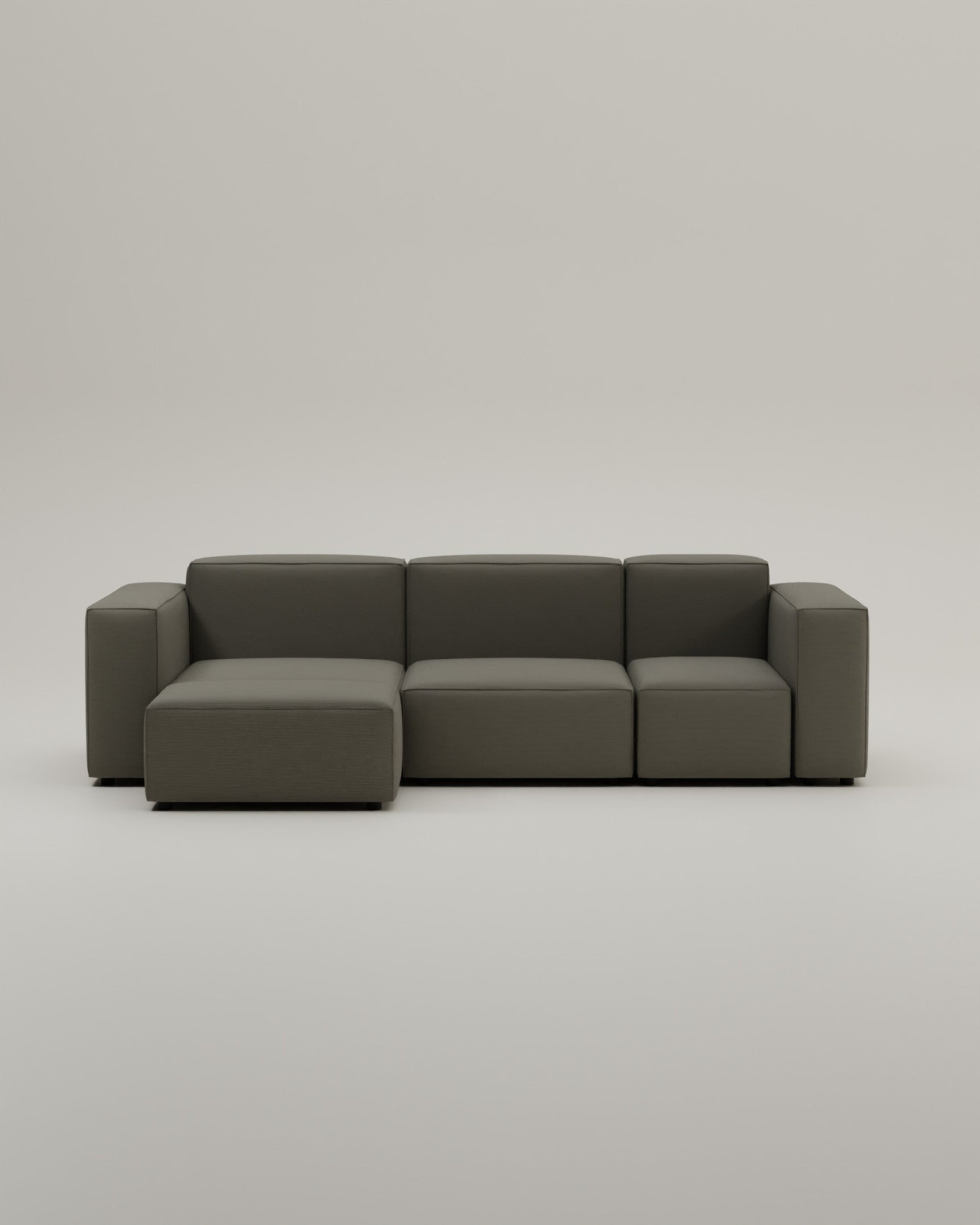 Modulares Ecksofa Harvey 4-Sitzer L Mini mit Schlaffunktion