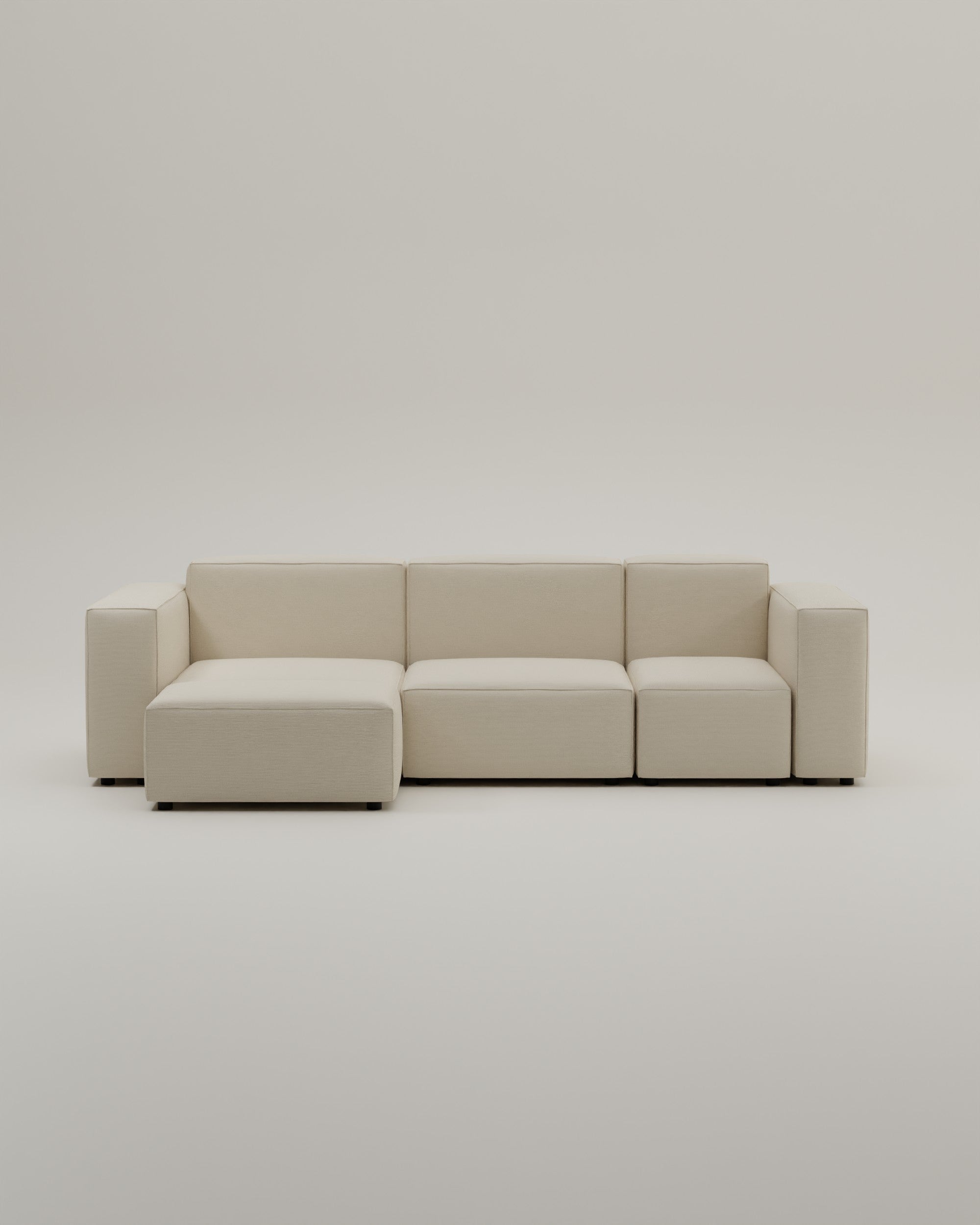Österreichisches modulares Ecksofa Harvey 4-Sitzer mit Schlaffunktion