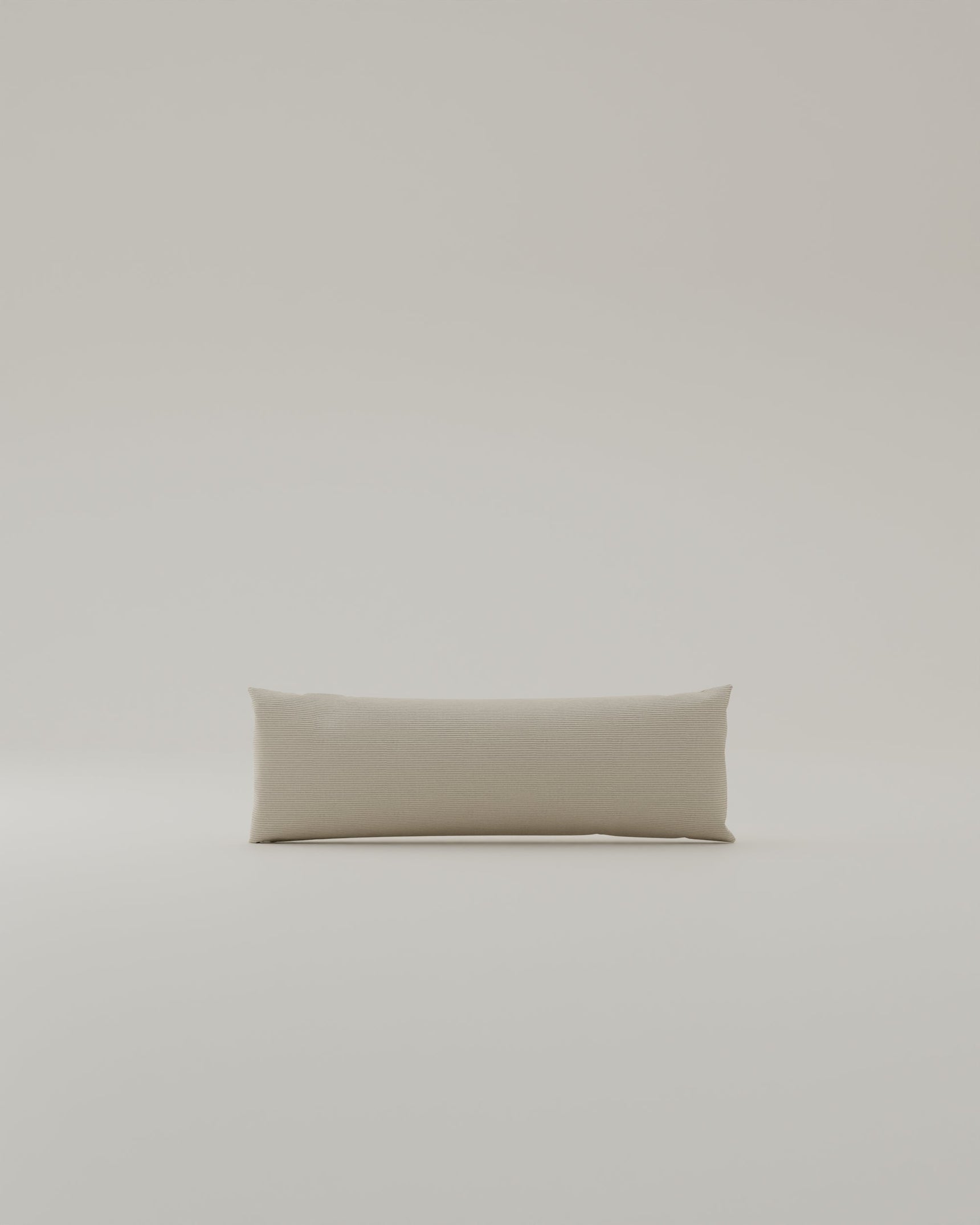 Fabric-covered kidney pillow, corduroy fabric 