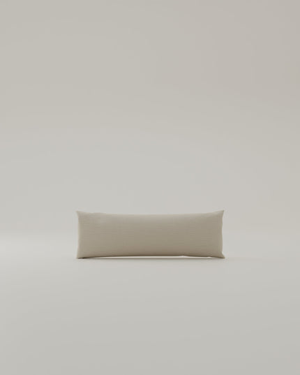 Fabric-covered kidney pillow, corduroy fabric 