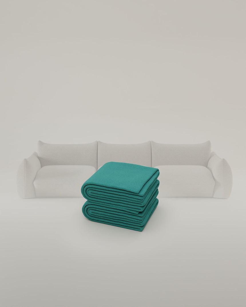 Stoffbezug - Modulares Sofa Luma 3-Sitzer mit Schlaffunktion