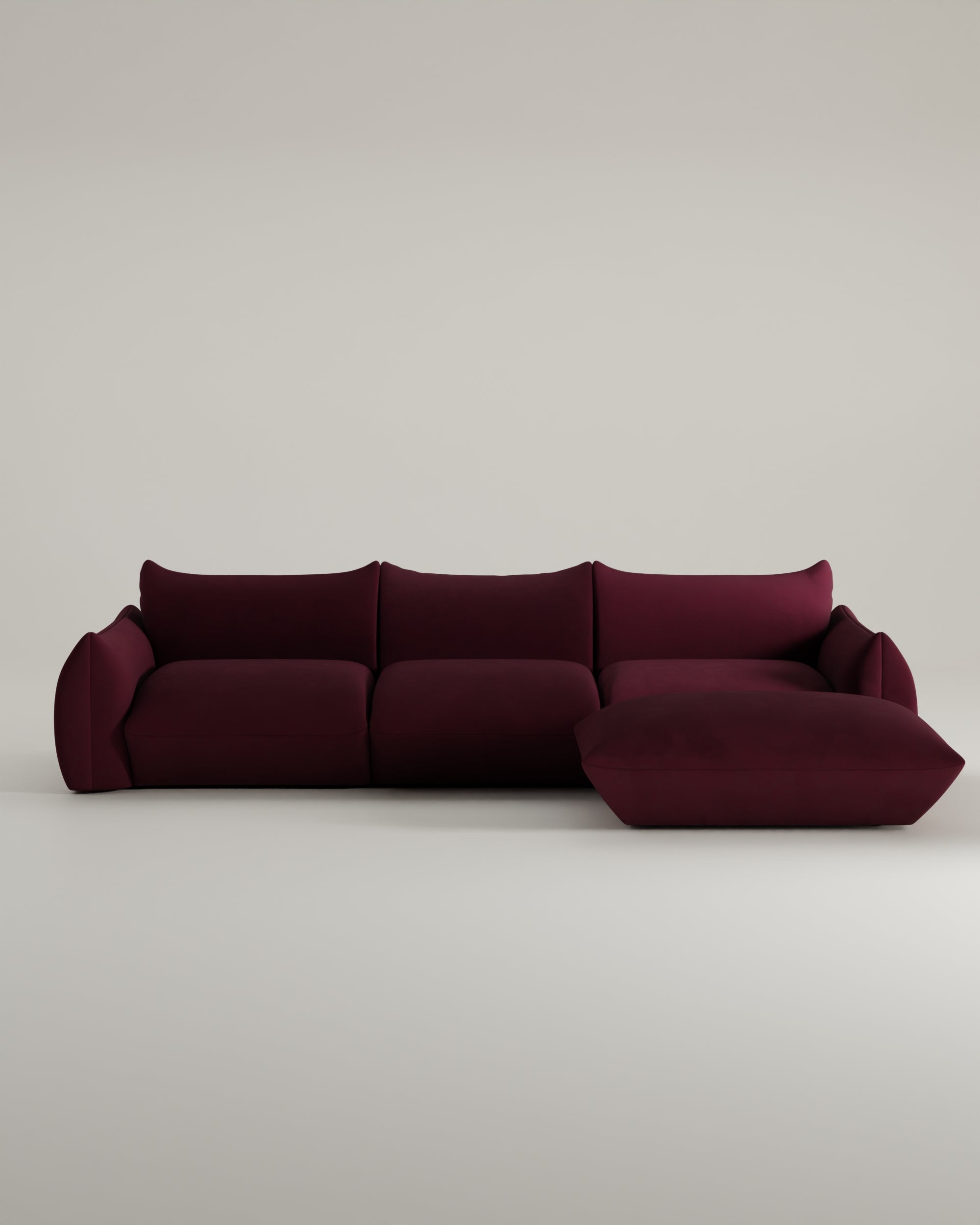 Modulares Sofa Luma L 4-Sitzer mit Schlaffunktion