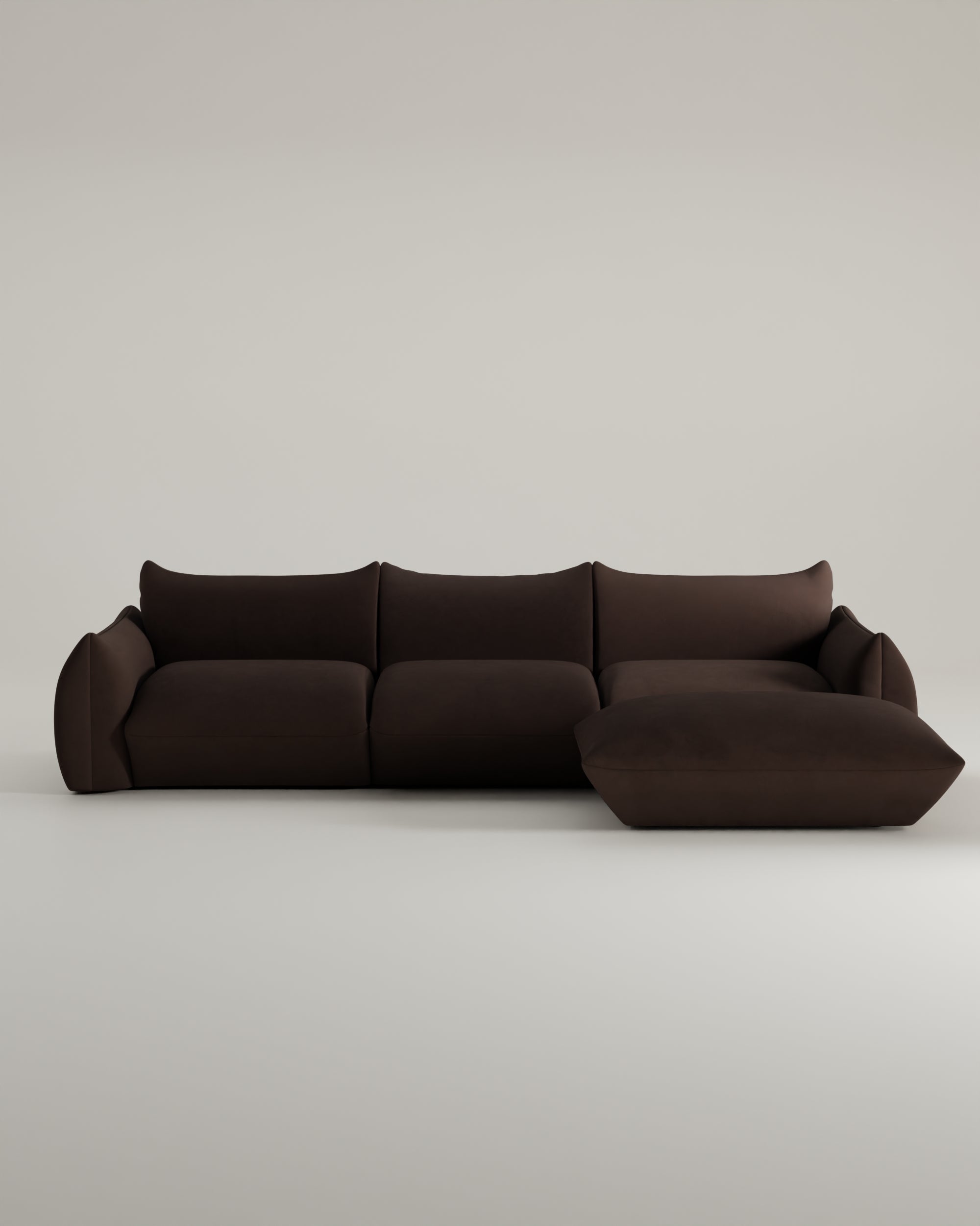Modulares Sofa Luma L 4-Sitzer mit Schlaffunktion