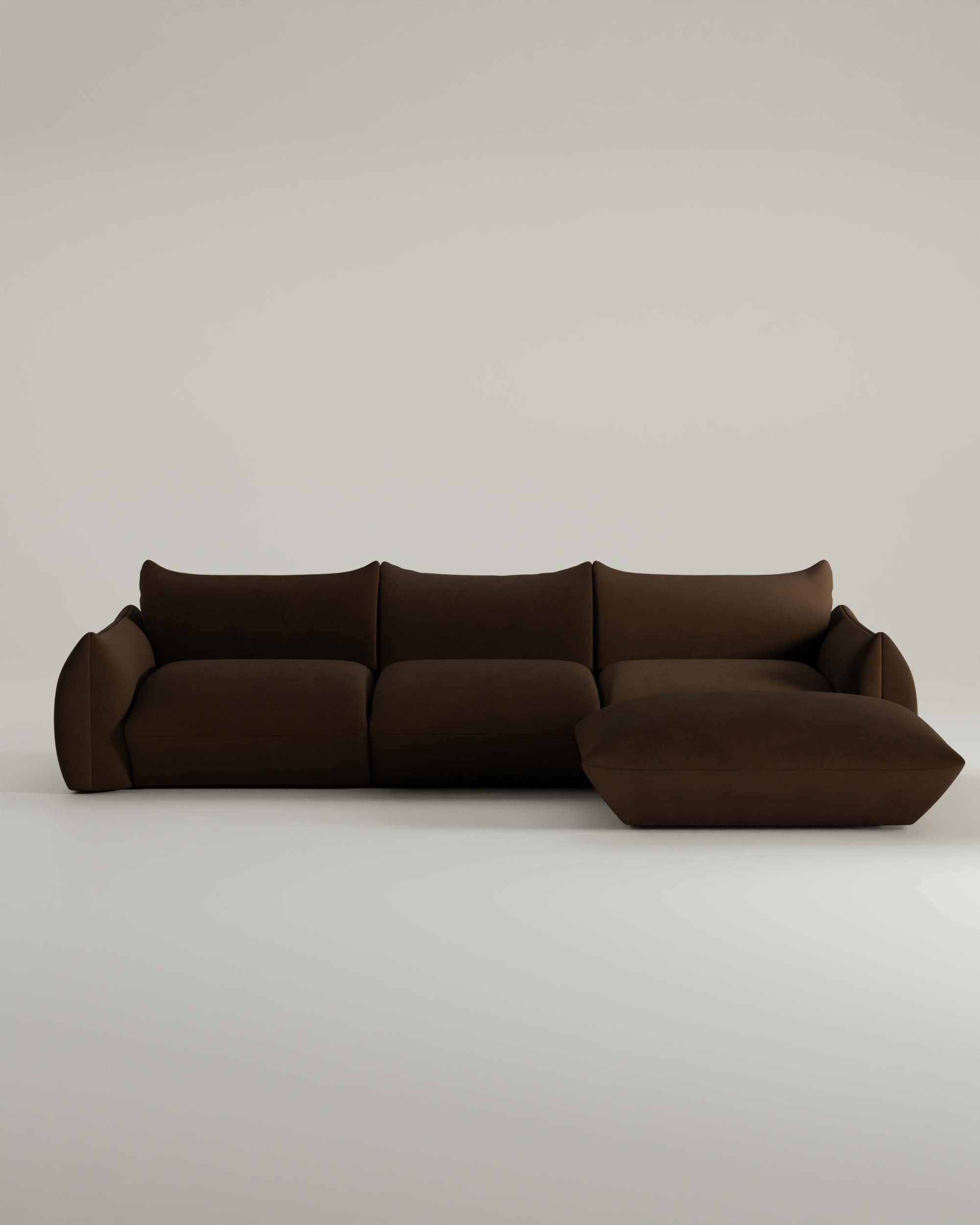 Modulares Sofa Luma L 4-Sitzer mit Schlaffunktion