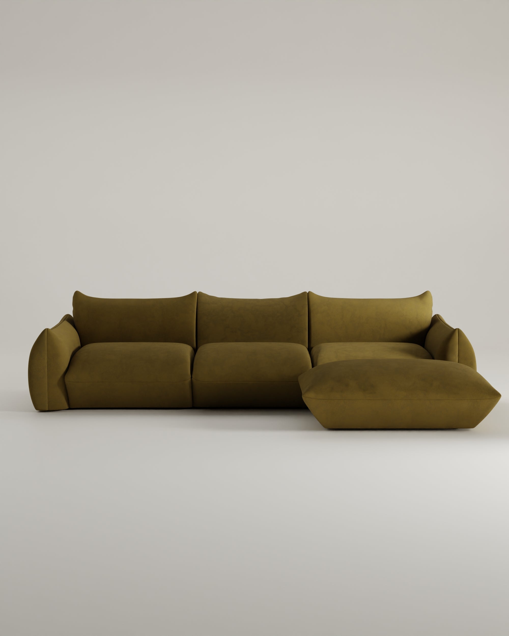 Modulares Sofa Luma L 4-Sitzer mit Schlaffunktion