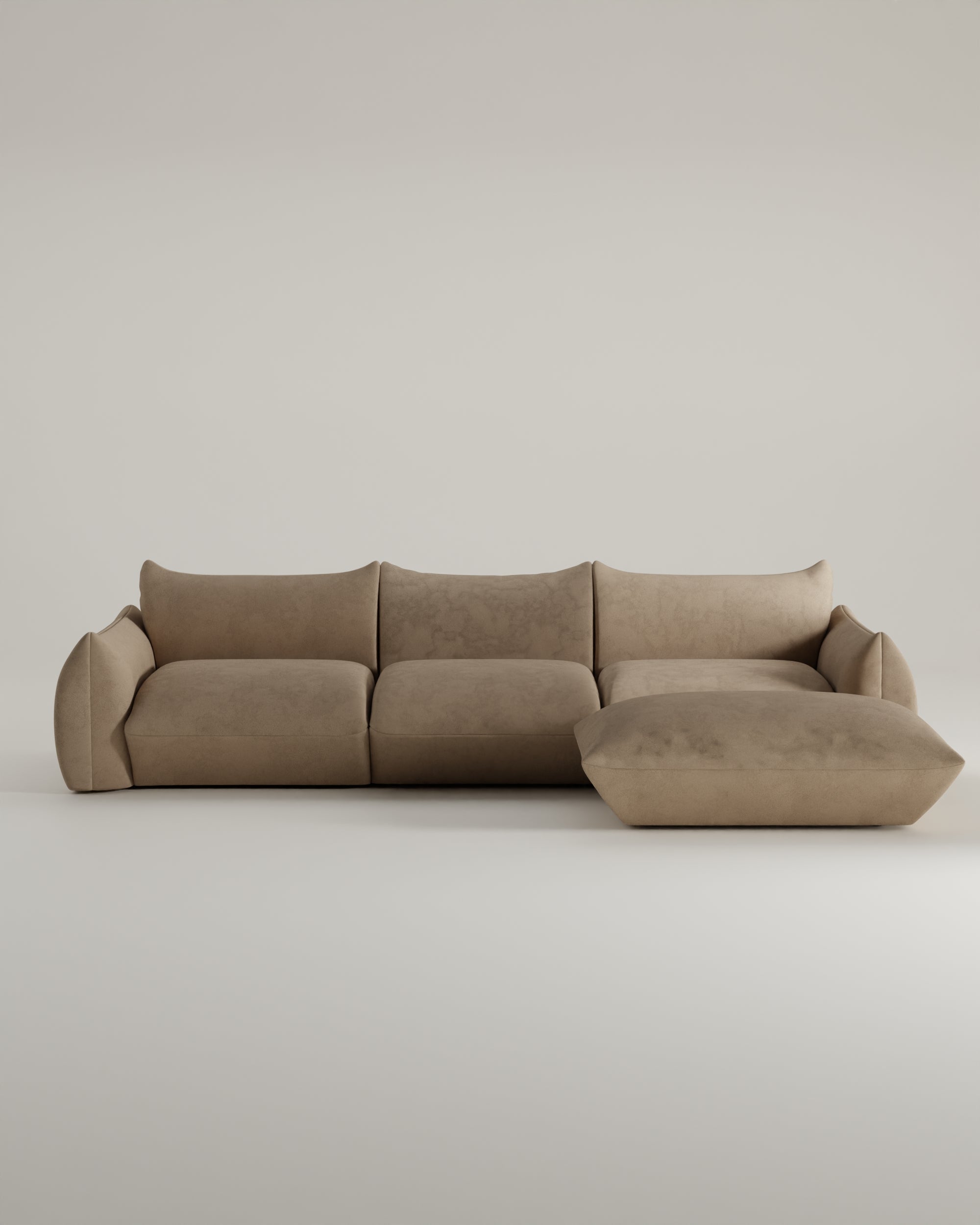 Modulares Sofa Luma L 4-Sitzer mit Schlaffunktion